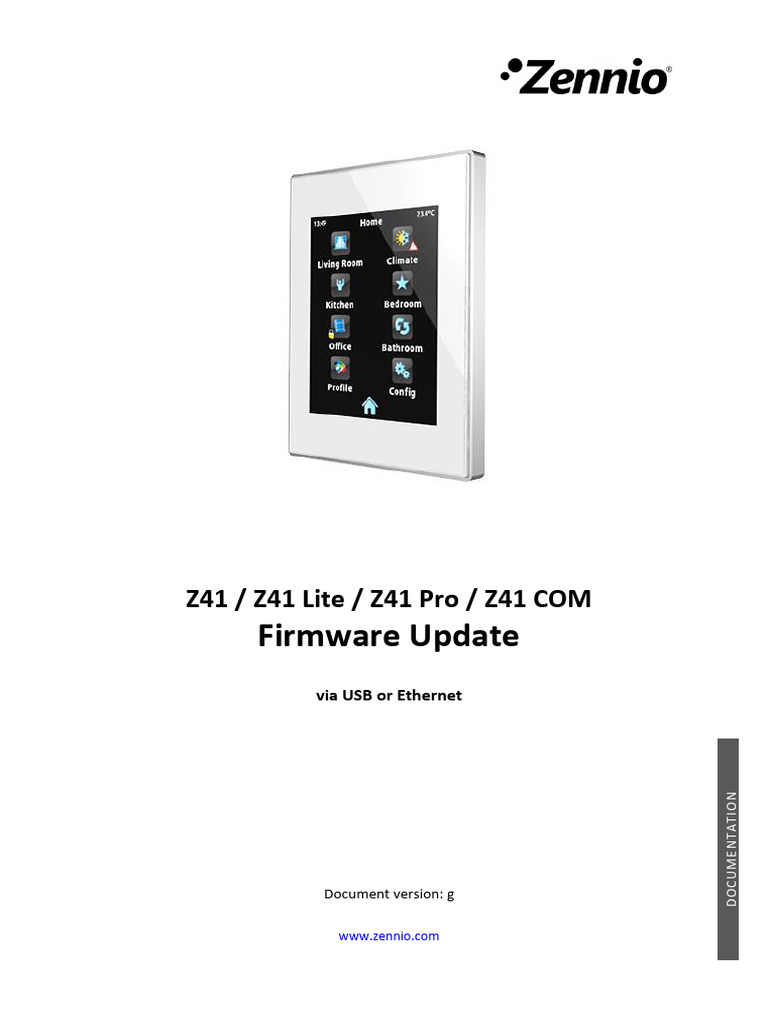 Z41 Firmware Update Guide | PDF | Computer Network | Local Area Network