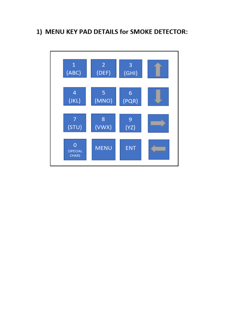 Key Pad Details | PDF