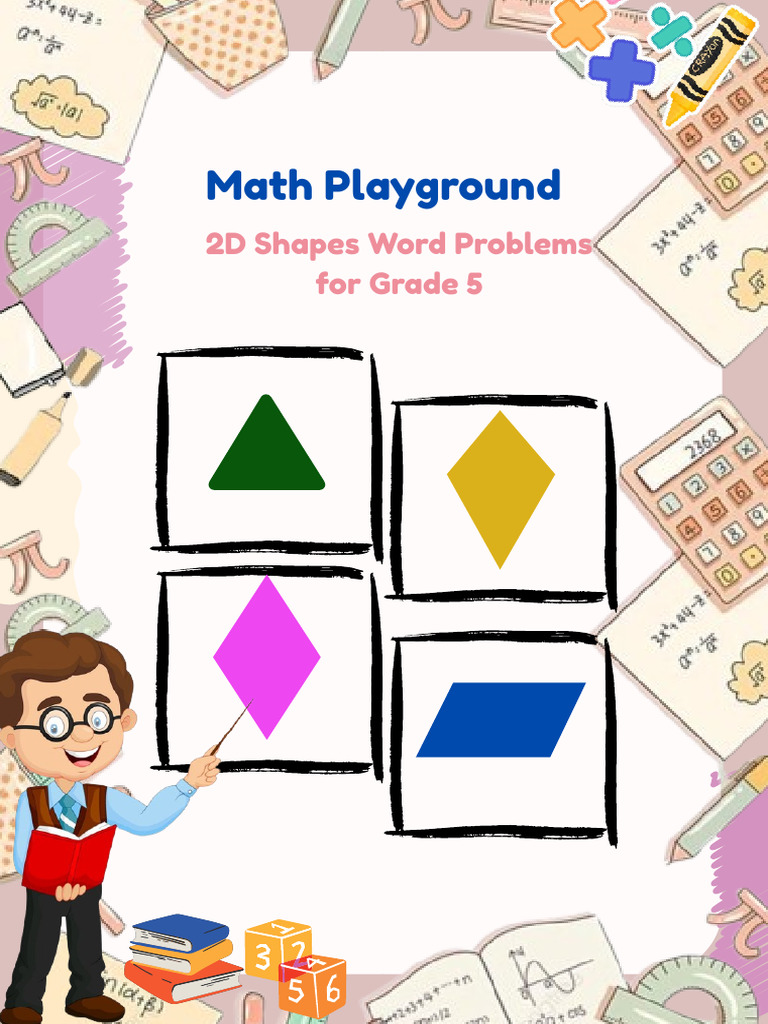 G5 2D Shapes Problem Set | PDF | Area | Elementary Geometry