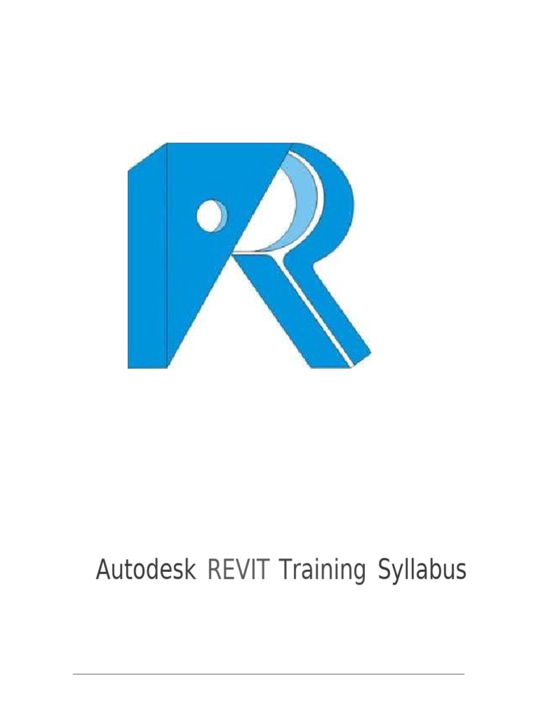 Revit Training Syllabus Overview | PDF | Autodesk | Building ...