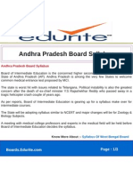 Andhra Pradesh Board Syllabus: Page: 1/3