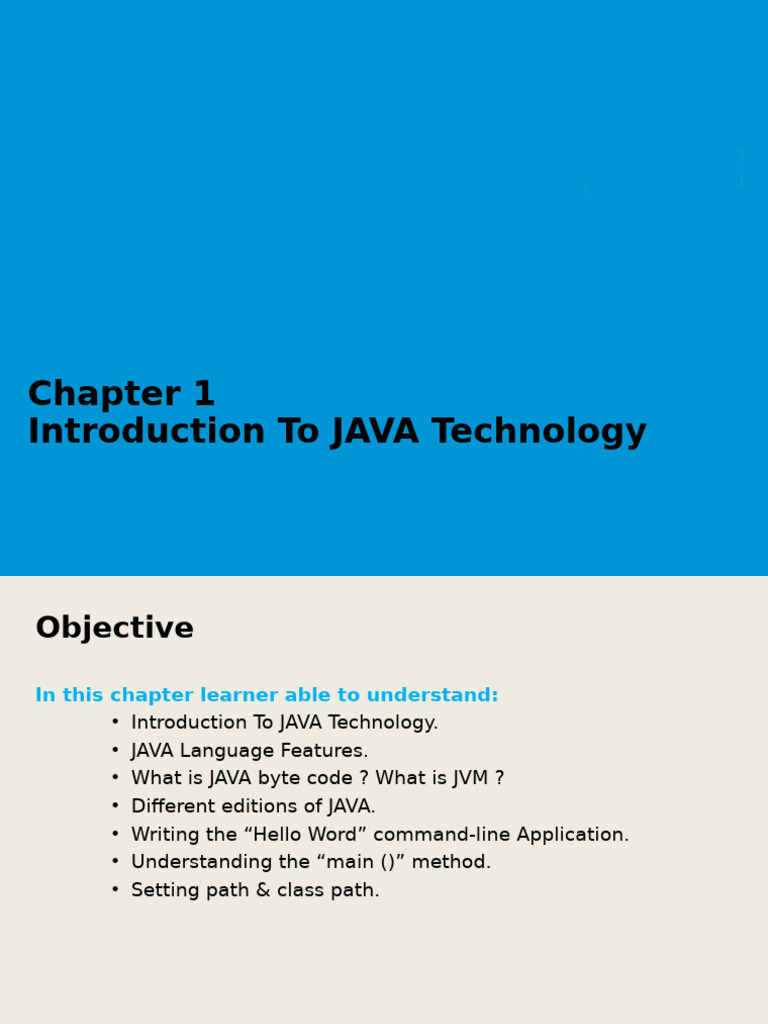 Introduction to Java Technology Basics | PDF | Java Virtual Machine ...