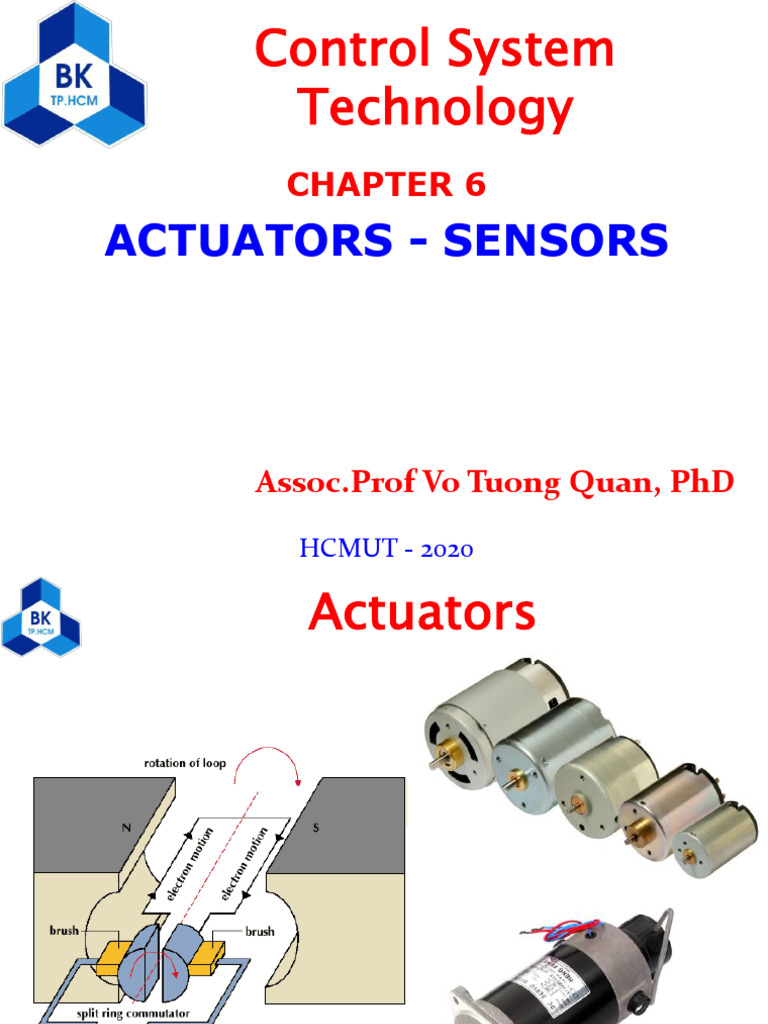 Actuators and Sensors in Control Systems | PDF | Servomechanism ...
