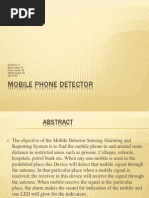 Mobile Phone Detector