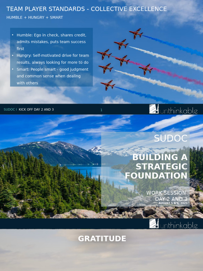 SUDOC Kickoff: Strategic Foundation Workshop | PDF | Market Segmentation