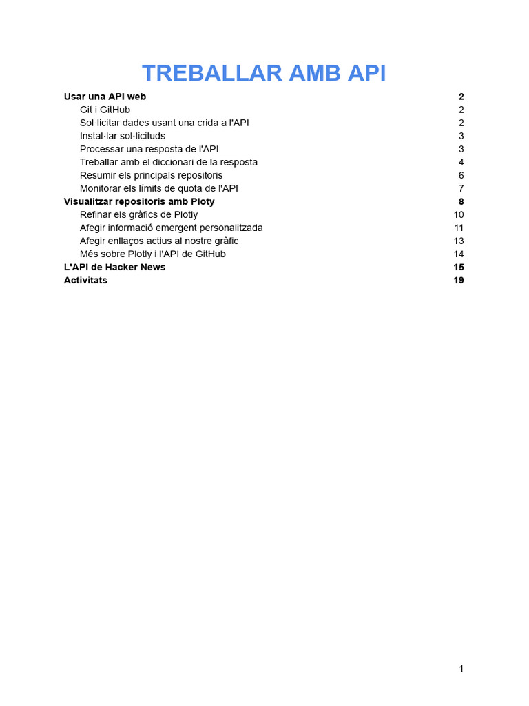 Treballar Amb API | PDF