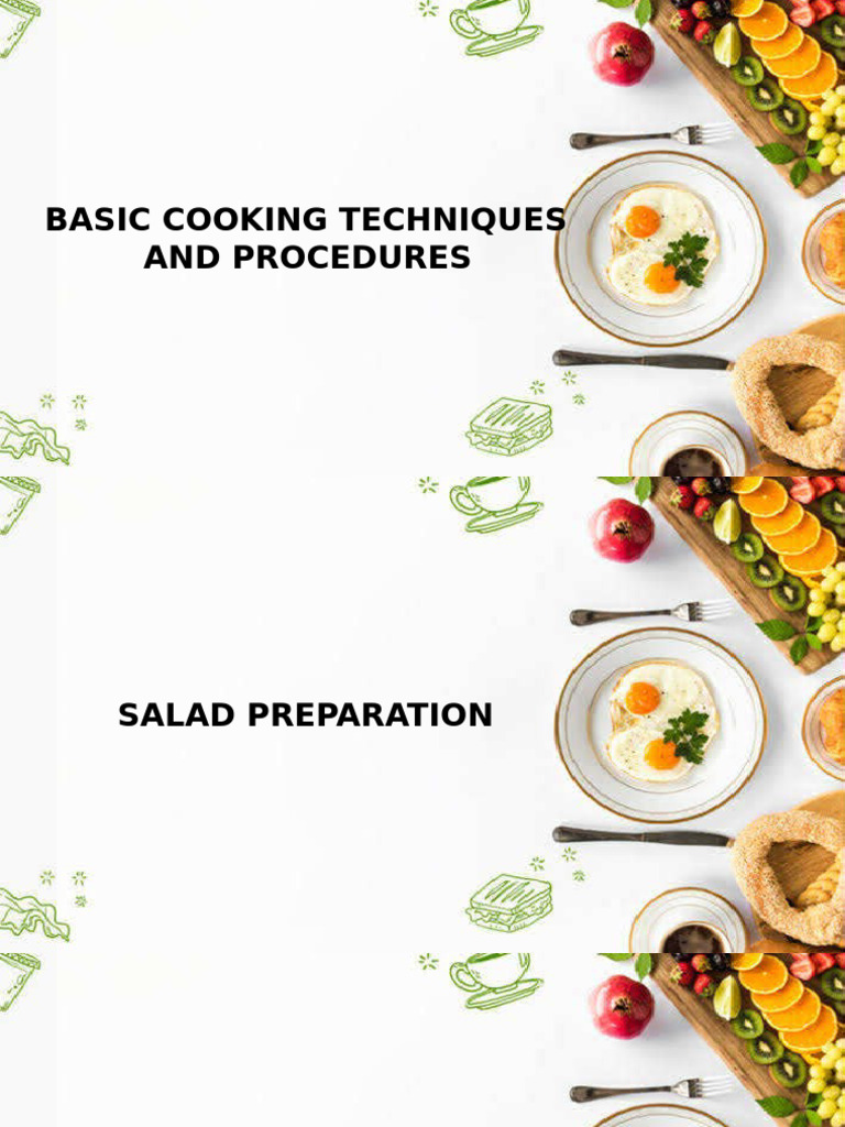 Essential Cooking Techniques Guide | PDF | Grilling | Cooking