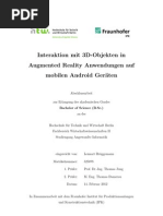 Download Interaktion mit 3D-Objekten in Augmented Reality Anwendungen auf mobilen Android Gerten by lbhtw SN91942901 doc pdf