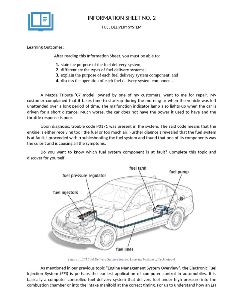 Fuel Delivery System Components Explained | PDF | Fuel Injection | Throttle