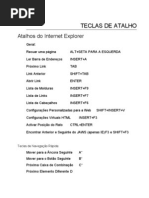 Apostila Com Todos Os Atalhos Do Internet Explorer