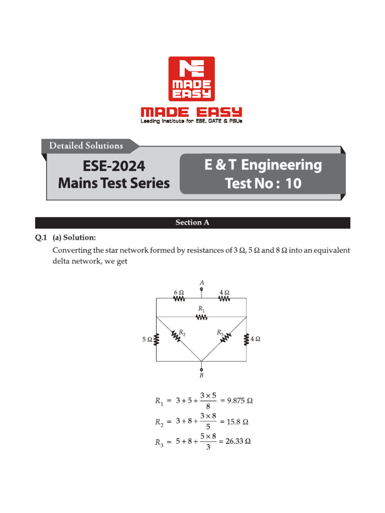1630purl EC Test 10 Solution | PDF