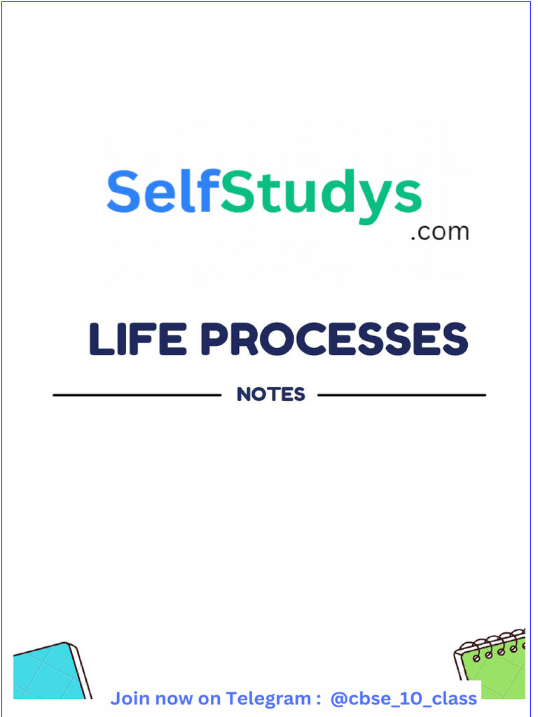 Life Process Notes | PDF