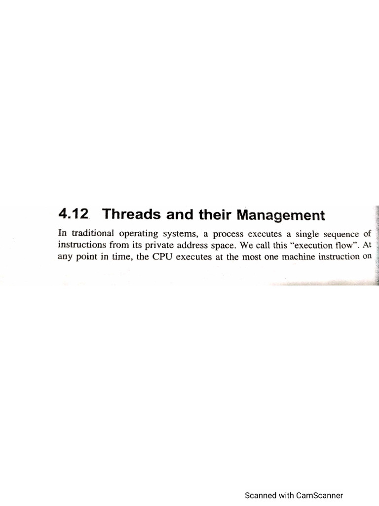 Threads and Their Management | PDF