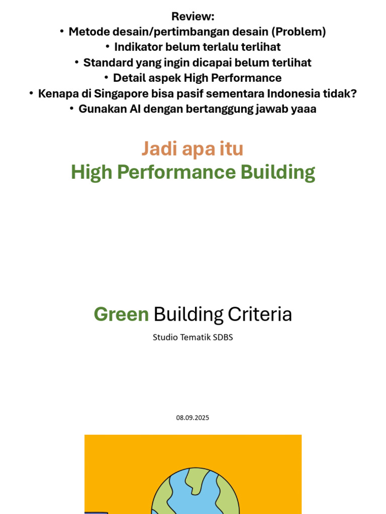 High Performance Green Building Criteria | PDF | Green Building ...