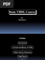 Basic VHDL Course: BY Shin Igneel