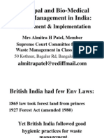 Municipal and Bio-Medical Waste Management in India