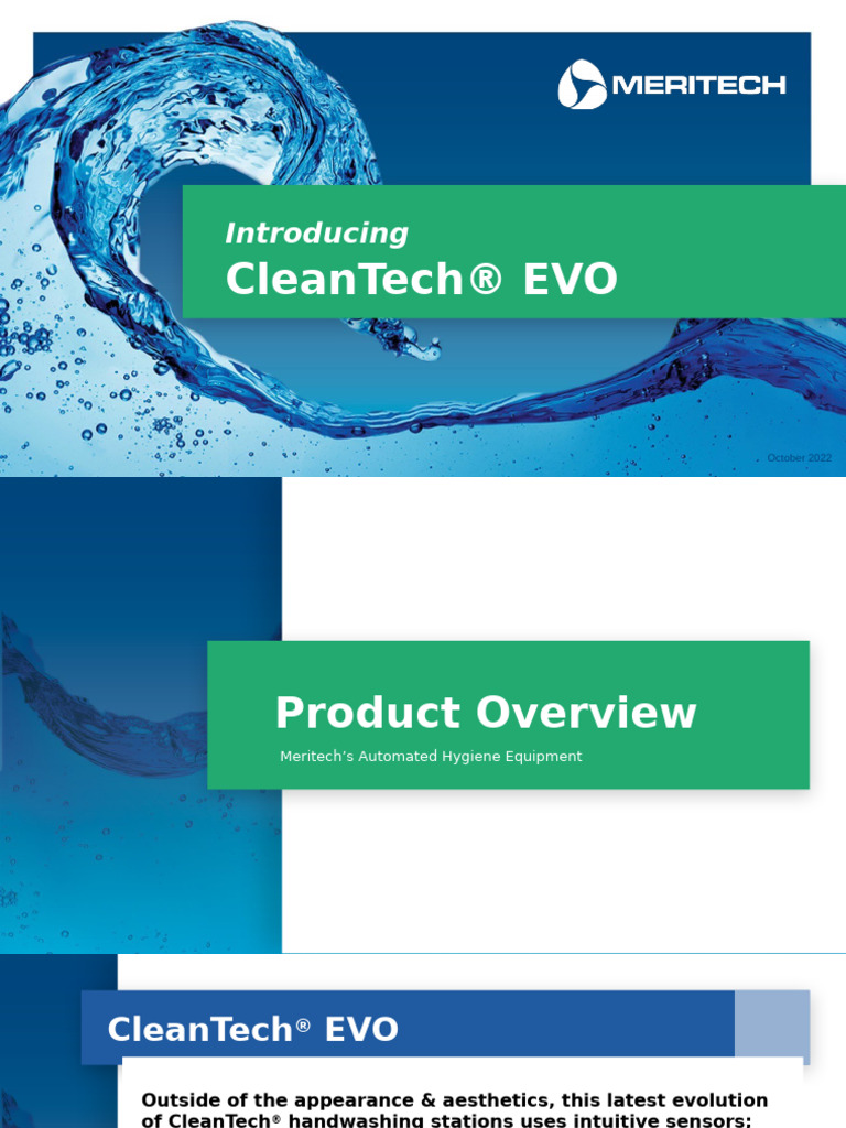 CleanTech EVO Distributor | PDF | Hand Washing | Hygiene