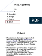 Minggu 11 Shell Sort