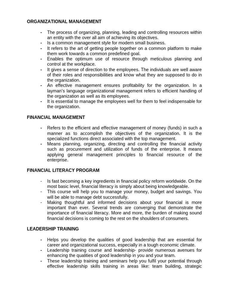 Essential Skills for Effective Management | PDF | Organic Farming ...