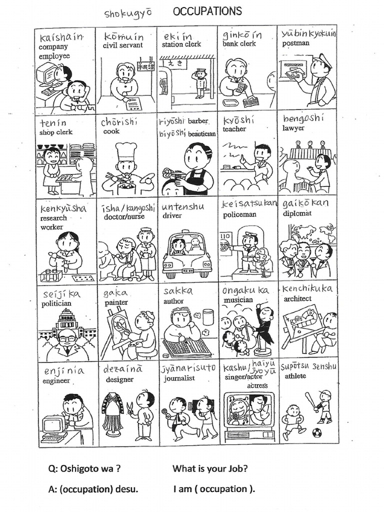 L1 Occupations | PDF