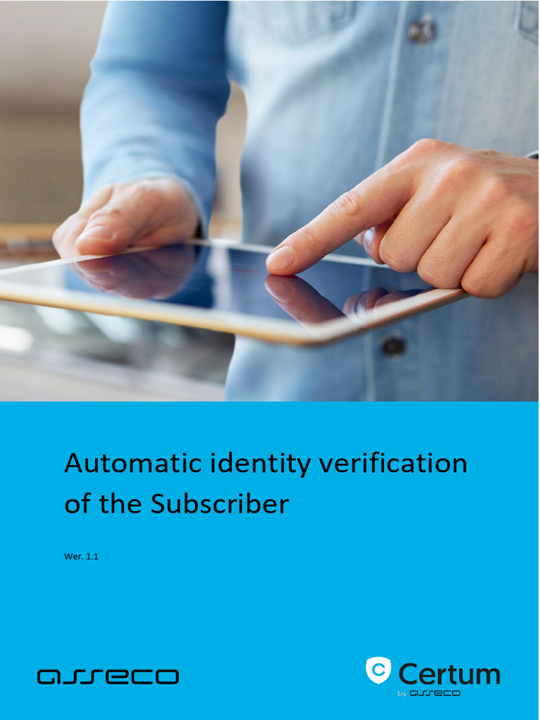 Automatic Identity Verification Guide | PDF | Public Key Certificate ...