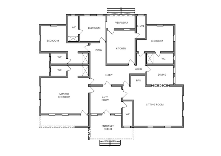Floor Plan Layout for Residential Design | PDF | Home | Room