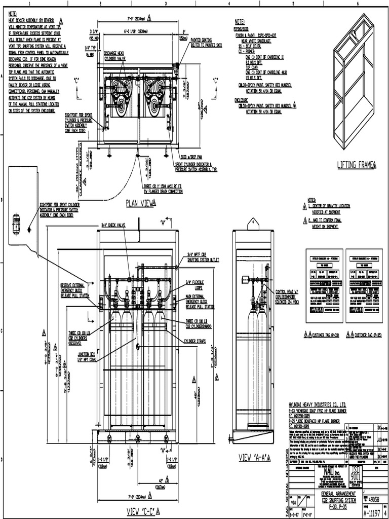A-11197 6 Bottle CO2 Snuffing System | PDF