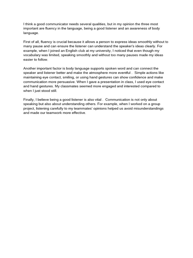 Essential Qualities of Effective Communicators | PDF