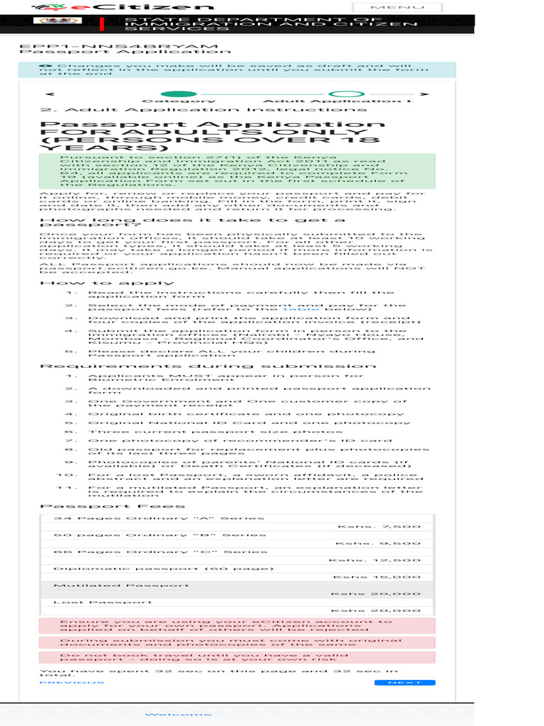 Kenya Passport Application Guide | PDF | Passport | Identity Document