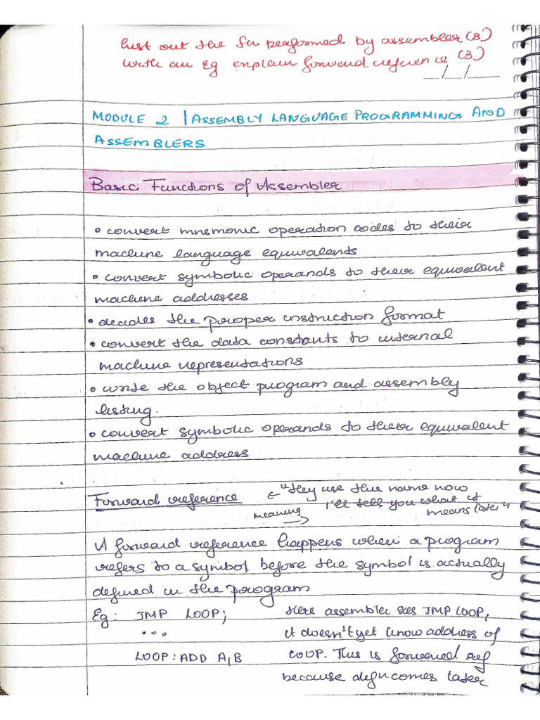 System Software Module 2 | PDF