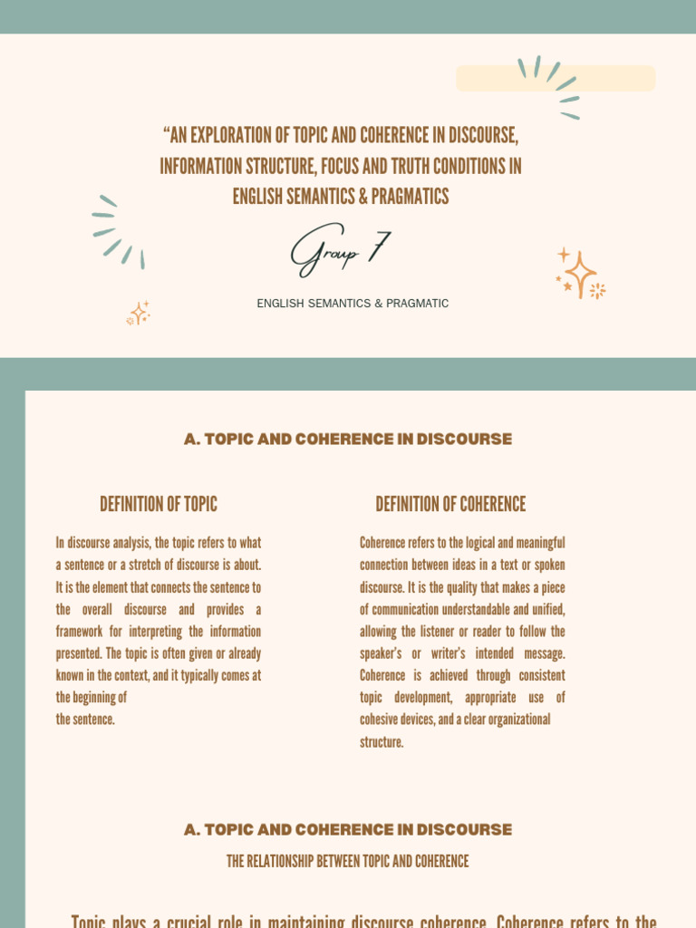Group 7 | PDF | Discourse | Linguistics