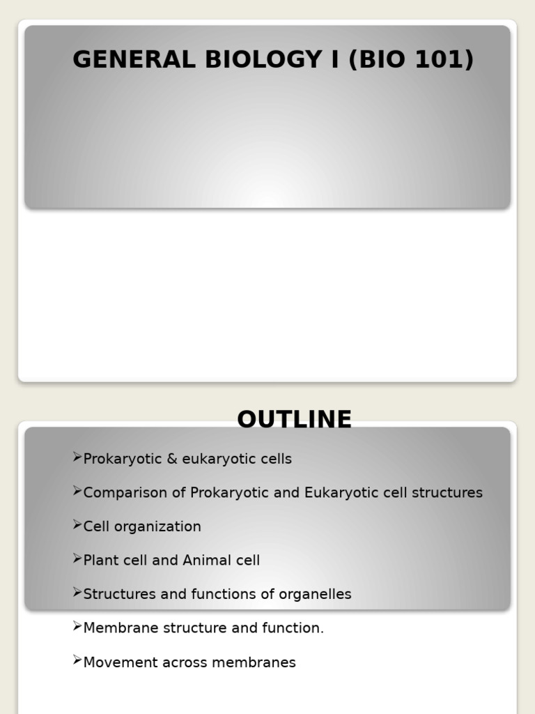 Prokaryotic vs Eukaryotic Cells in Bio101 | PDF | Eukaryotes | Cell ...