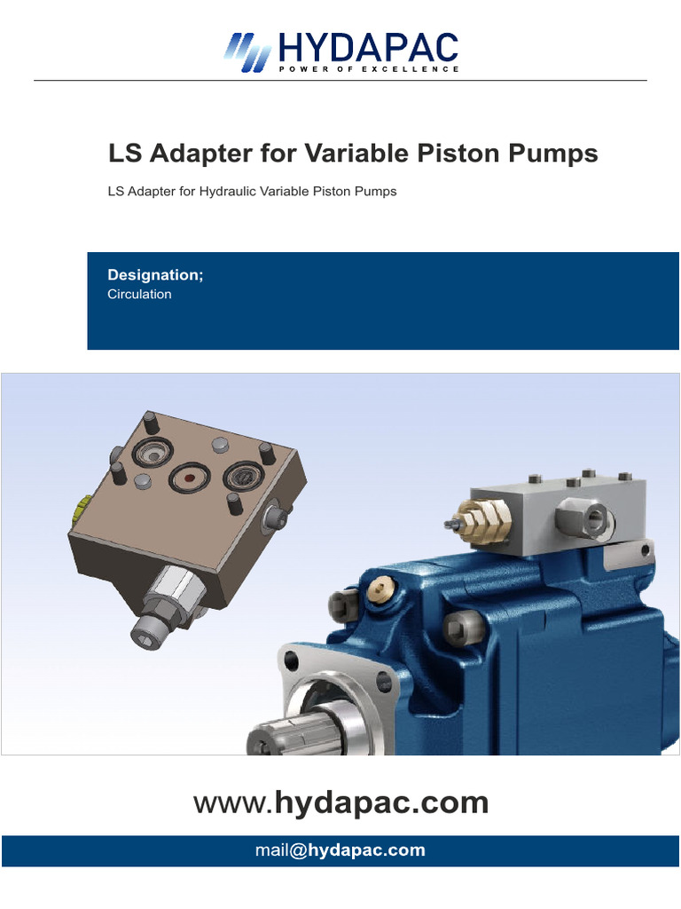 LS Adapter for Hydraulic Pumps | PDF