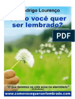 e-Book - Como você quer ser lembrado