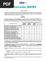 Mensalidade da Escola SESI 2025 | PDF | Brasil