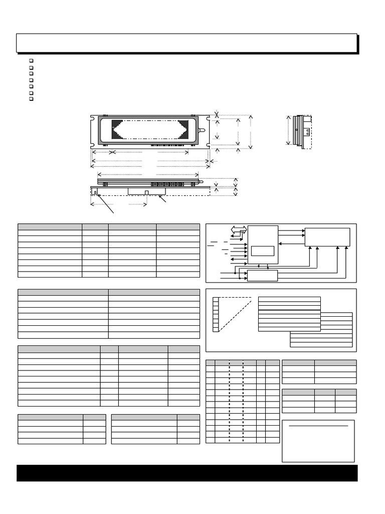 Noritake Itron GU128X32 VFD Module | PDF | Computing | Computer Engineering