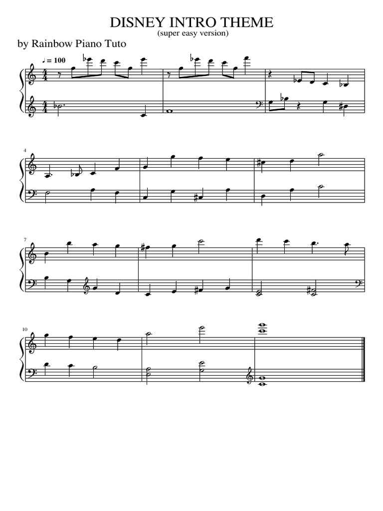 Disney Star Wars Intro Theme | PDF