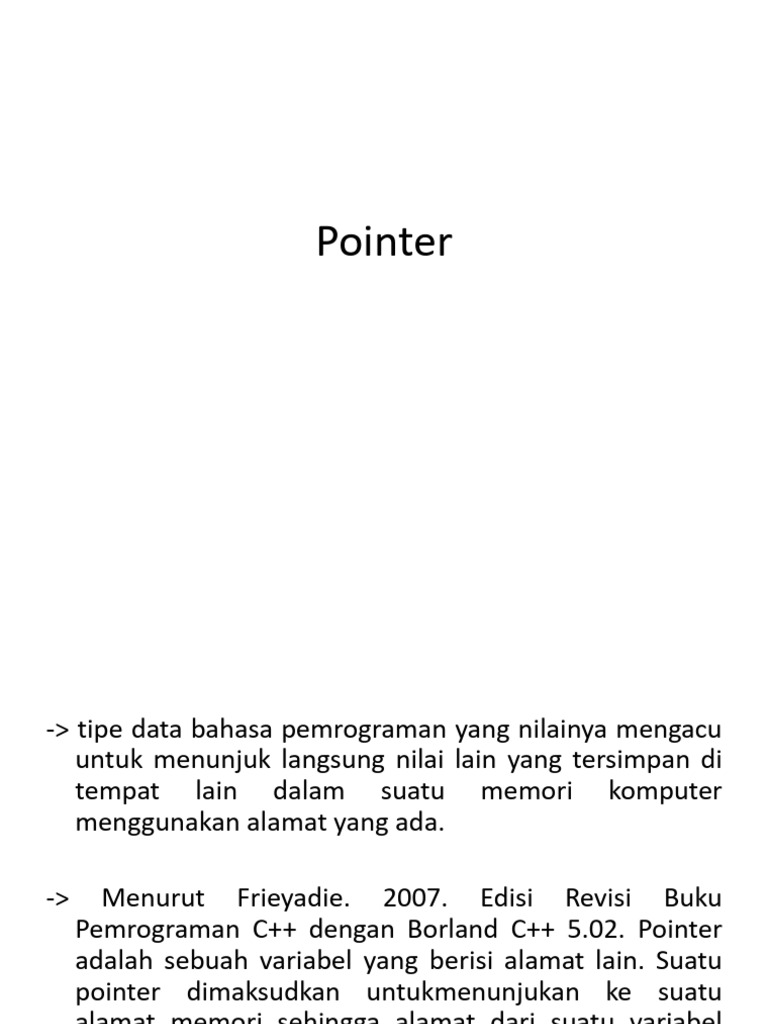 Panduan Lengkap tentang Pointer di C++ | PDF