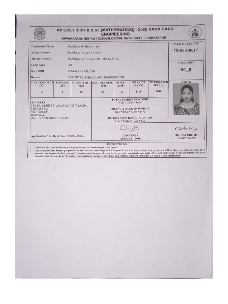 Rank Card DD | PDF