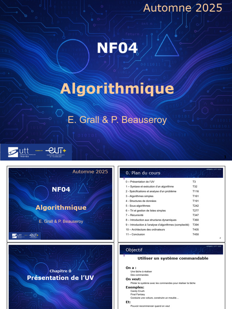 Introduction à l'Algorithmique et Informatique | PDF | Informatique ...