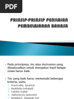 Download Prinsip-prinsip Penilaian Pembelajaran Bahasa by RiaRizky SN91951101 doc pdf