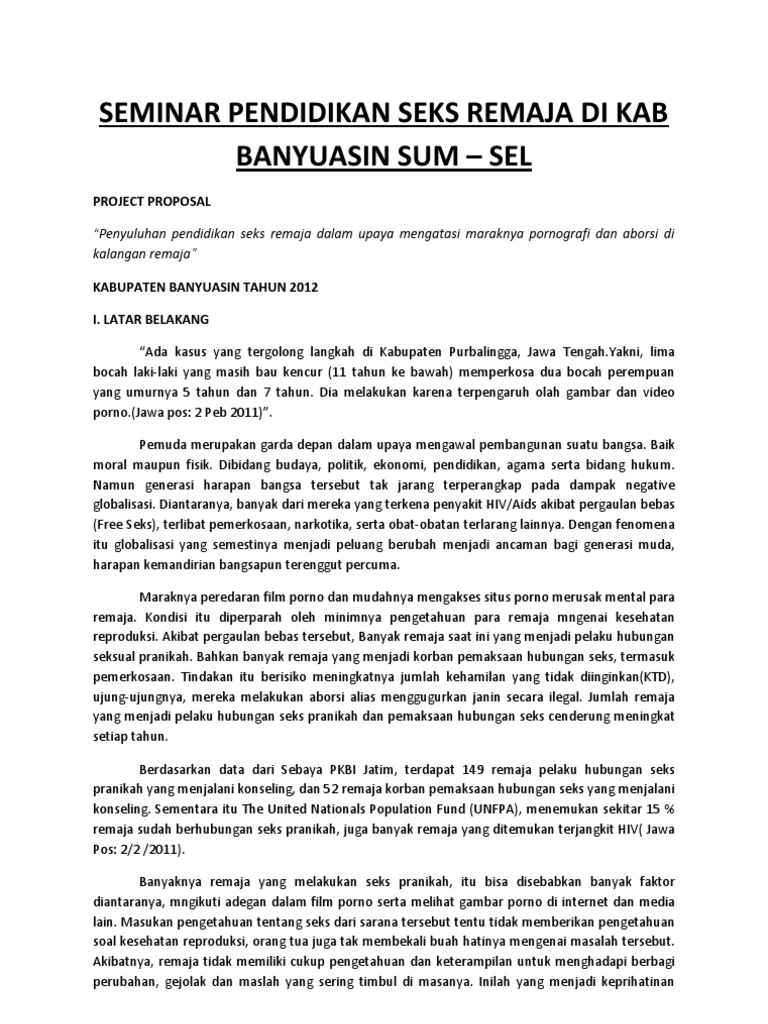 Contoh Proposal Seminar Parenting Pdf