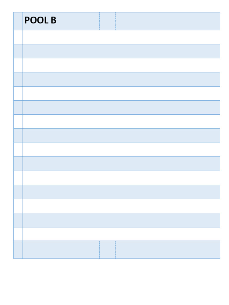 Pool B | PDF