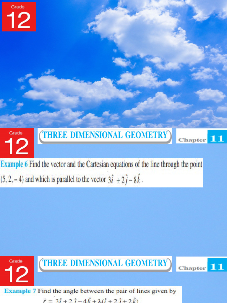 Grade 12 PPT Chapter 11 Exercise 11.2 | PDF