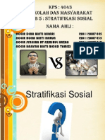 Stratifikasi Sosial