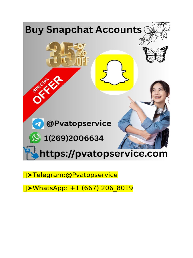 5 Best Places To Buy Snapchat Accounts Safely in 2025 | PDF
