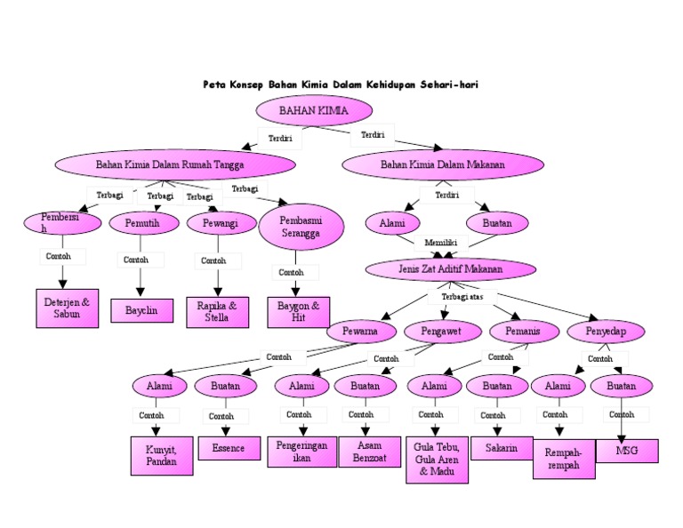 Lampiran 9 Peta Konsep Bahan Kimia Dalam Kehidupan Sehari