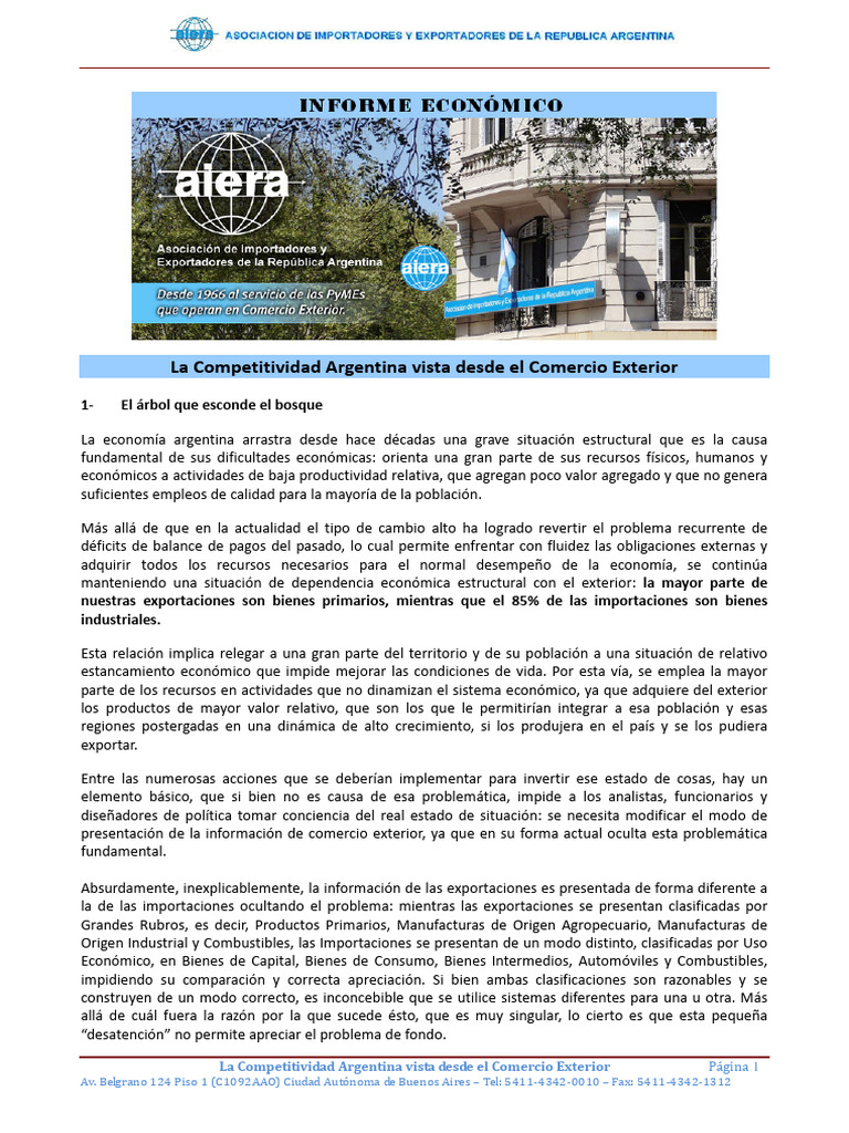 Aiera 2009 | PDF | El comercio internacional | Comercio