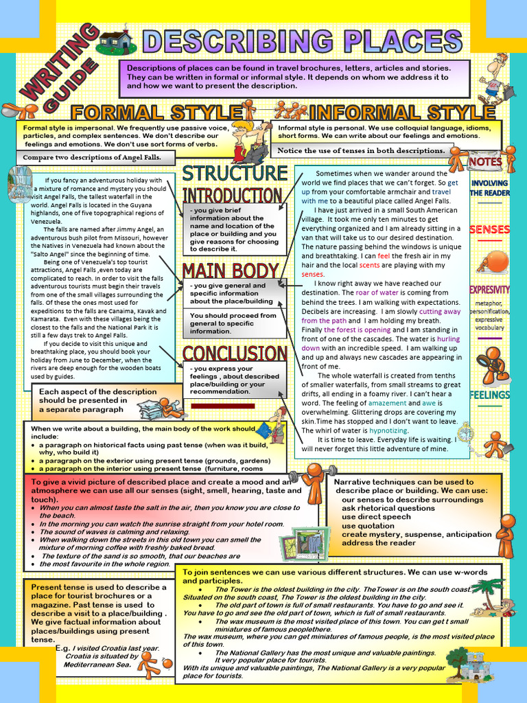 Descriptive Writing Techniques for Places | PDF | Language Mechanics ...