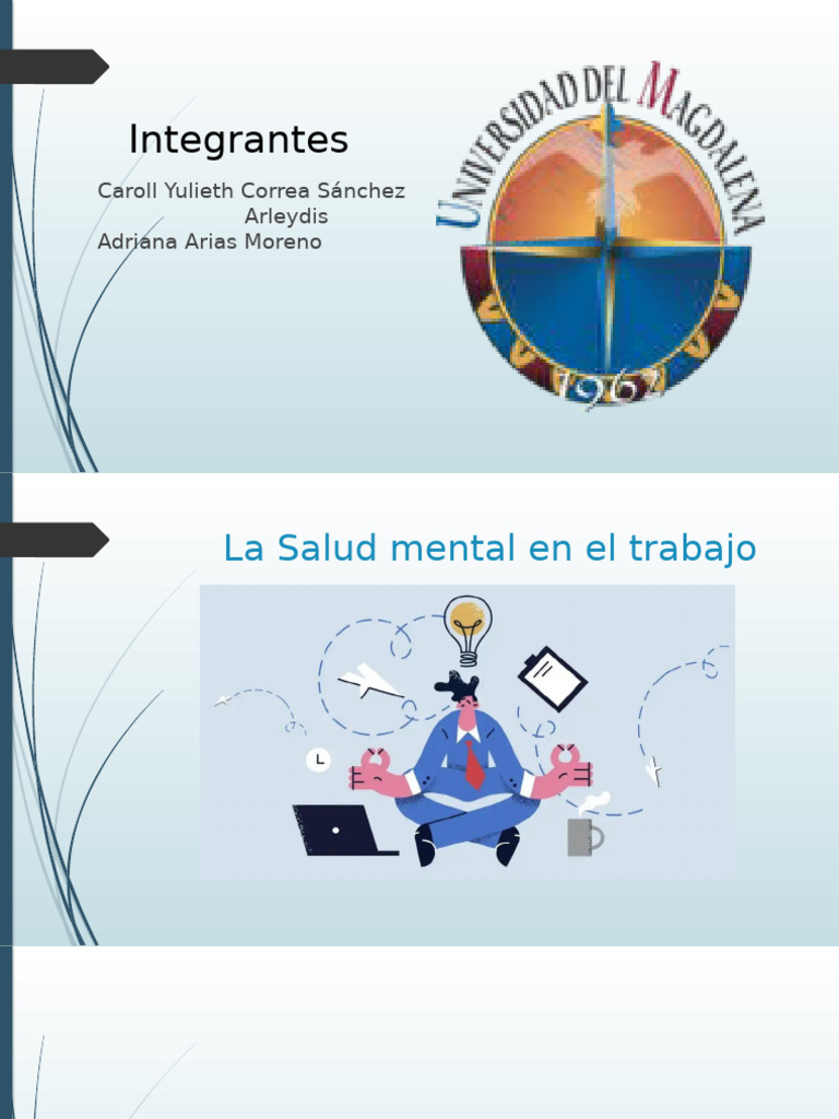 La Salud Mental en El Trabajo | PDF